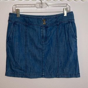 Petite Nordstrom Caslon denim miniskirt. Size 8P